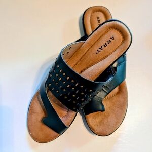 ARRAY Women's Catalina Slipon Sandals Teal Size 9.5 EUC